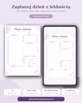 Lawendowy Planer Dzienny PDF A4