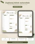 Plan na Dziś PDF A4 – naturalny styl boho