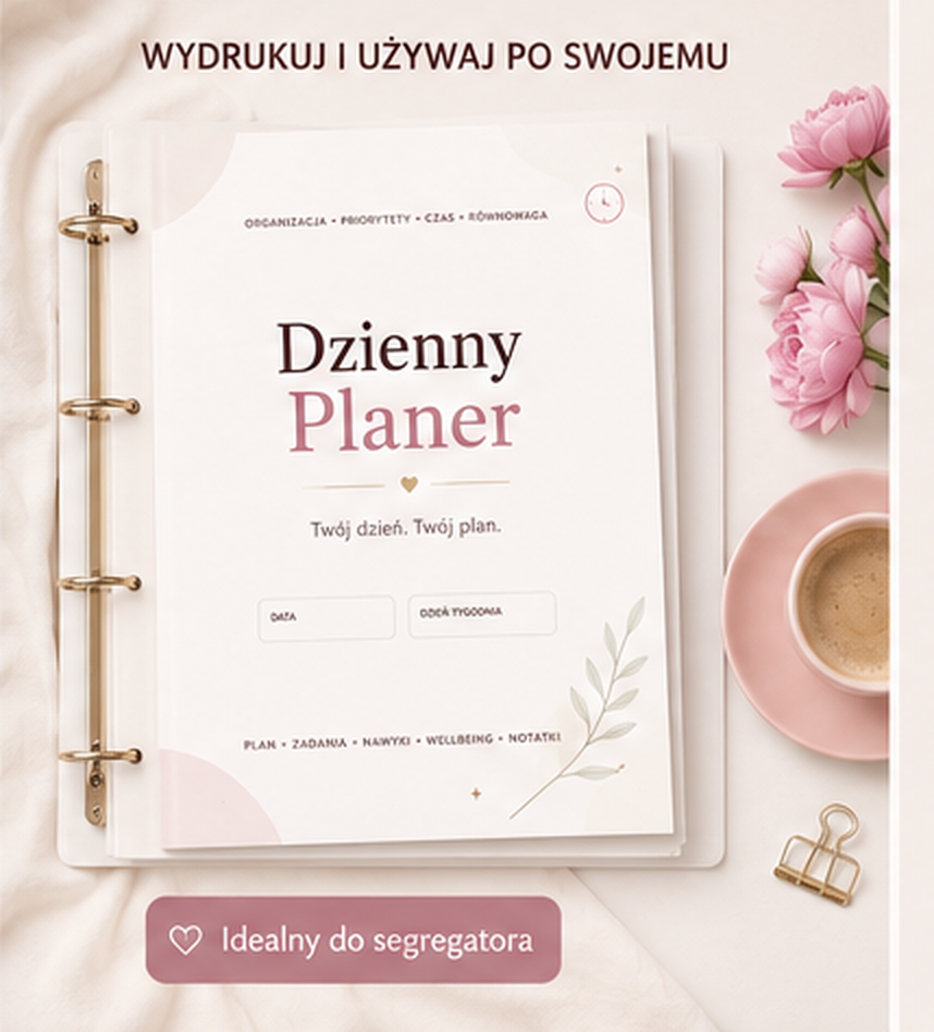 Dzienny Planer Zestaw - PDF A4 do druku i używania mobilnie