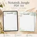 Notatnik Jungle PDF A4 – do używania cyfrowo i do druku
