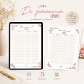 Lista Zamówień Flowers PDF A4 – do używania cyfrowo i do druku