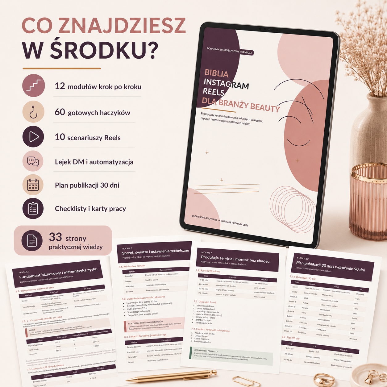 Poradnik Instagram Reels dla branży beauty – poradnik PDF