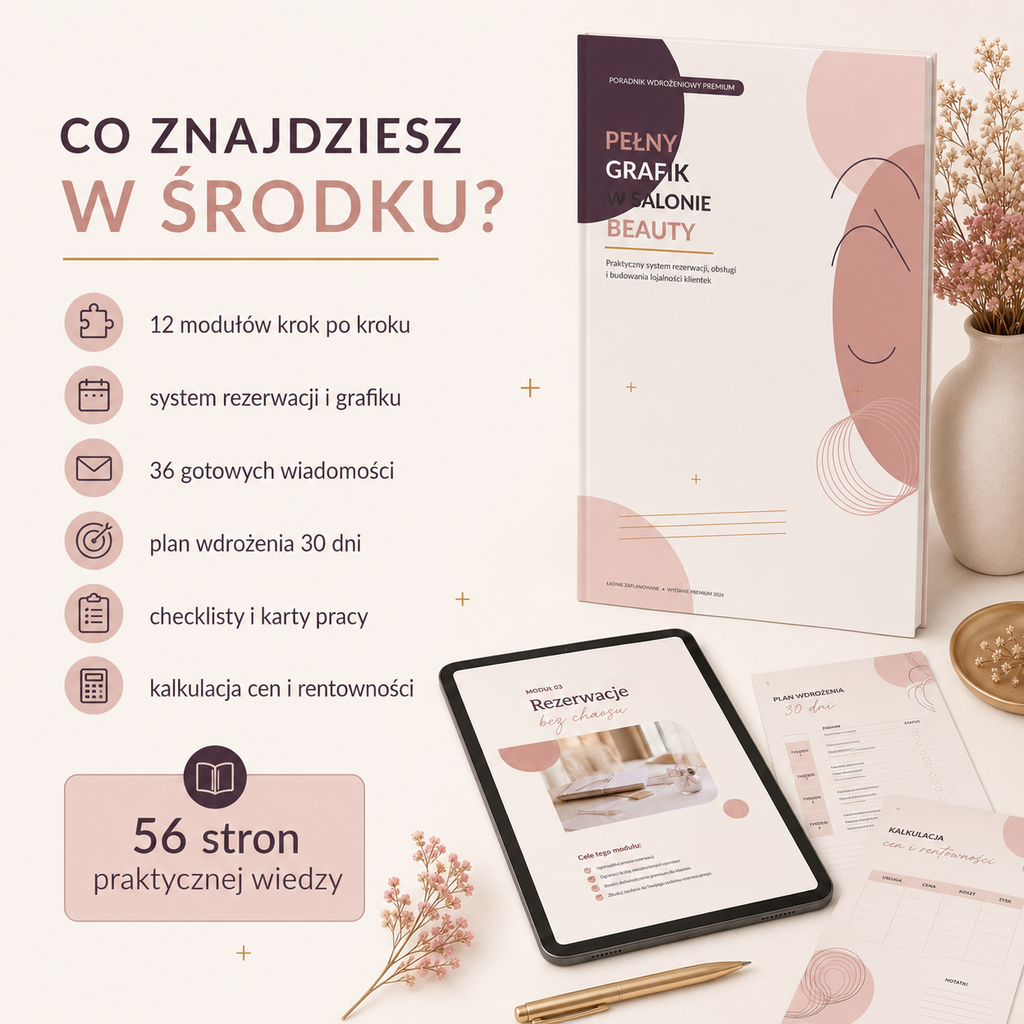 Pełny Grafik w Salonie Beauty Poradnik - PDF