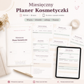 Miesięczny Planer Kosmetyczki - PDF A4 do druku i używania mobilnie