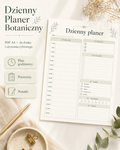 Dzienny Planer Botaniczny PDF A4 – szałwiowy